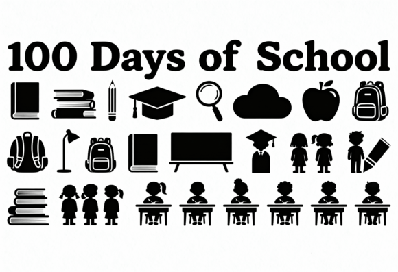 Graphics & Crafts: 100 Days Icons