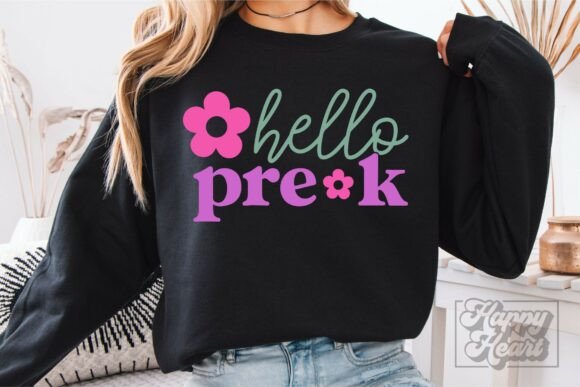 Hello Pre K SVG PNG: Graphics for Crafts