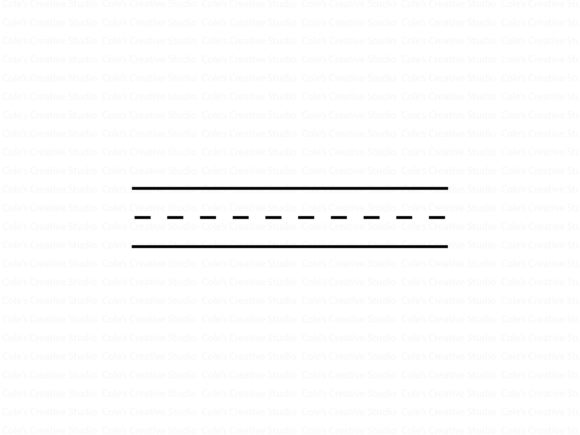 Notebook Paper Line Svg for Crafts & Graphics