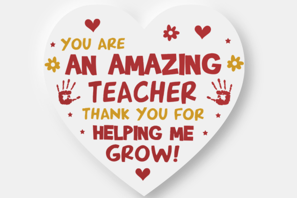 Review: Teacher Appreciation Heart SVG Unisex for Embroidery