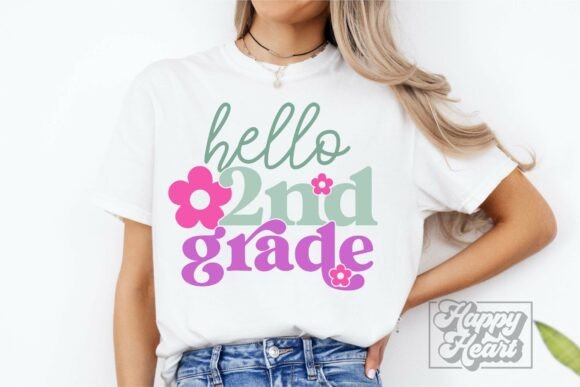 Reviewing Hello 2nd Grade SVG PNG for Embroidery