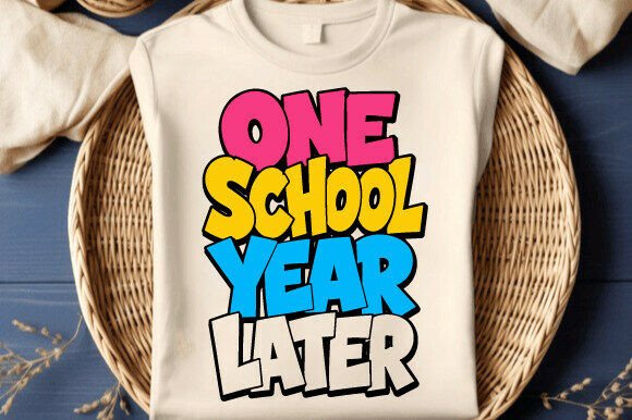 Reviewing One School Year Later SVG PNG Art for Embroidery