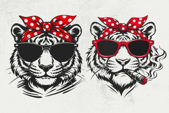 Tiger Mascot SVG: Bold Graphics for Crafts