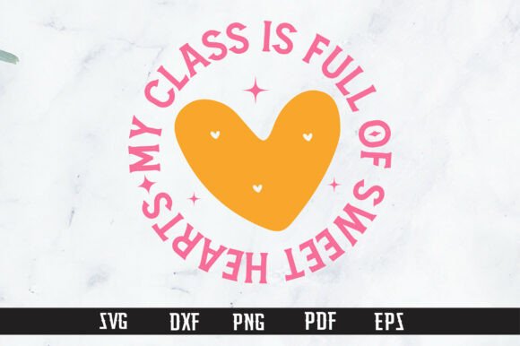 Valentine Graphics for Crafts: Sweet Hearts Teacher PNG Review